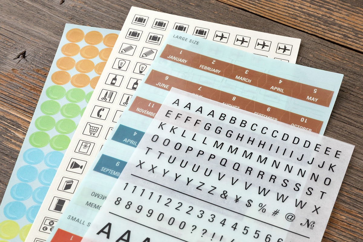 TRAVELER'S notebook - Diary 2027 Customized sticker set-Agenda-DutchMills
