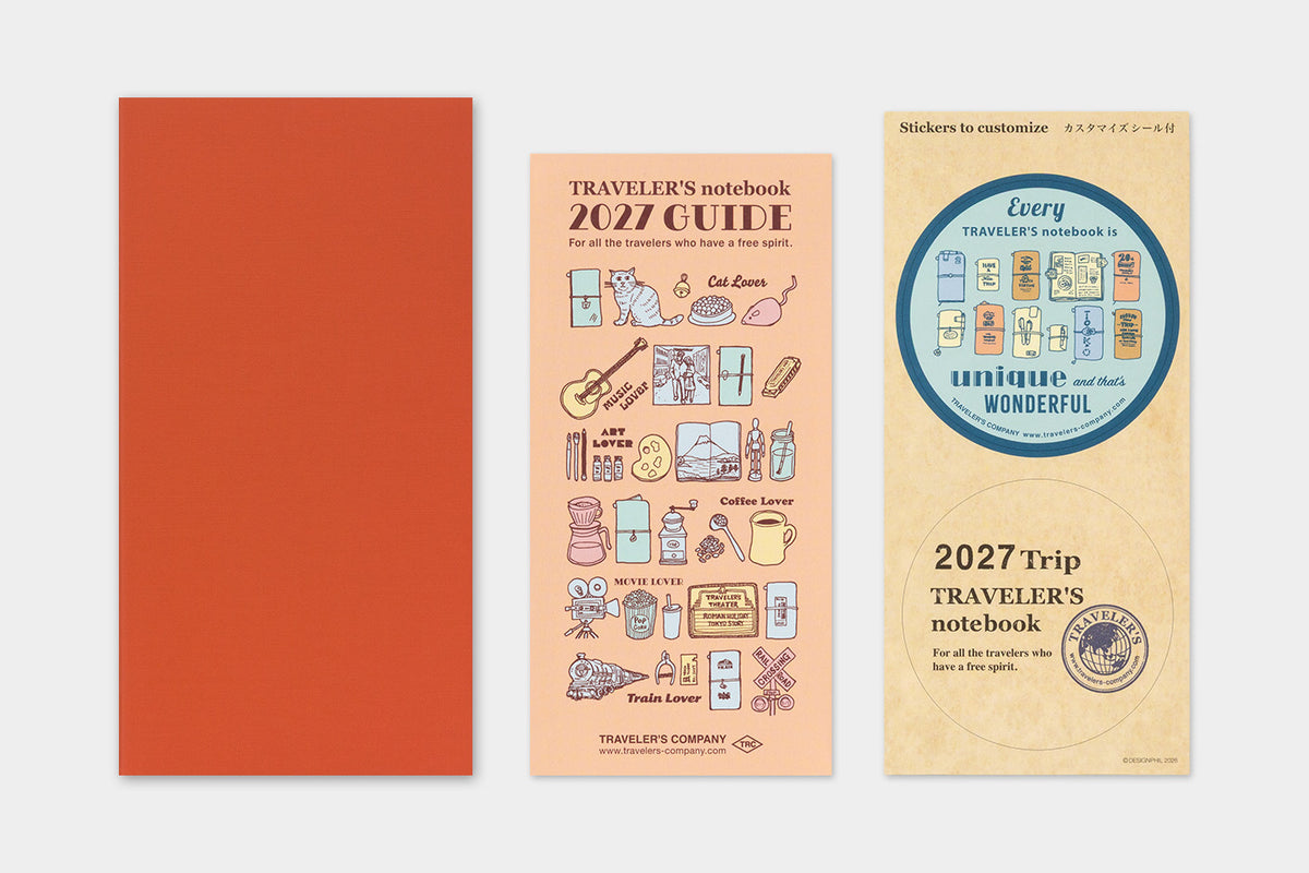 TRAVELER'S notebook - Diary 2027 Monthly Refill-Agenda-DutchMills