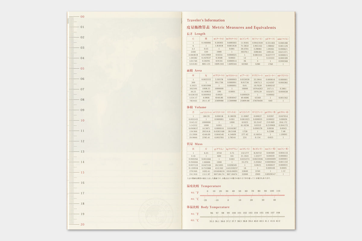 TRAVELER'S notebook - Diary 2027 Monthly Refill-Agenda-DutchMills