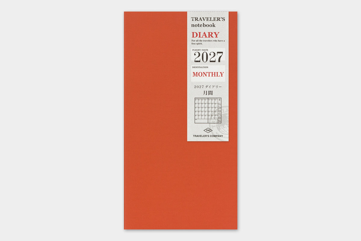 TRAVELER'S notebook - Diary 2027 Monthly Refill-Agenda-DutchMills