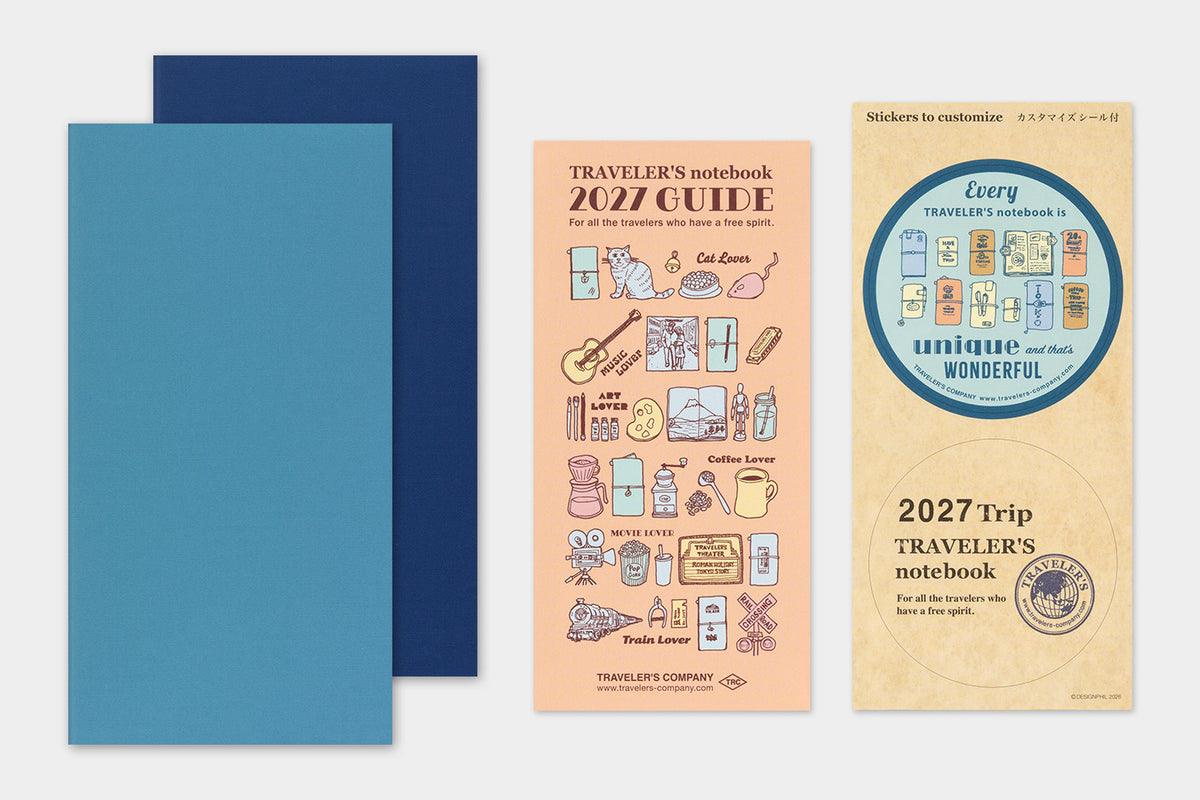 TRAVELER'S notebook - Diary 2027 Weekly + Memo Refill-Agenda-DutchMills