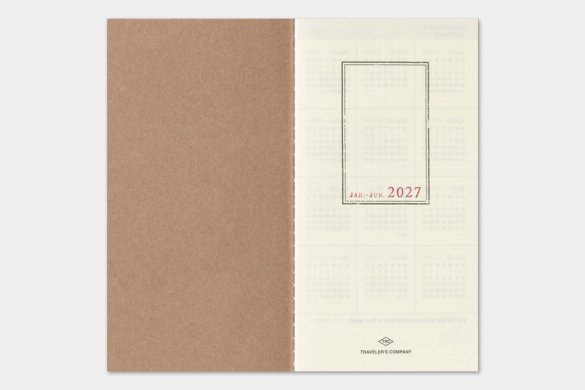 TRAVELER'S notebook - Diary 2027 Weekly + Memo Refill-Agenda-DutchMills