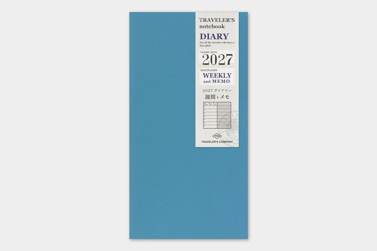 TRAVELER'S notebook - Diary 2027 Weekly + Memo Refill-Agenda-DutchMills