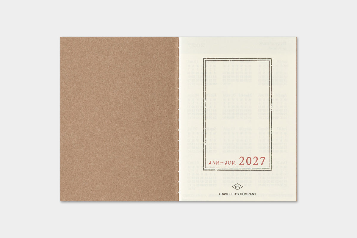 TRAVELER'S notebook - Diary 2027 Weekly Refill (Passport size)-Agenda-DutchMills