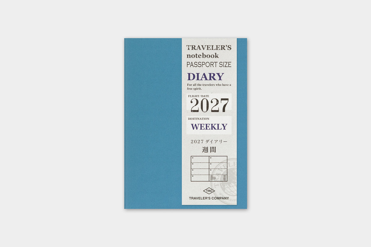 TRAVELER'S notebook - Diary 2027 Weekly Refill (Passport size)-Agenda-DutchMills