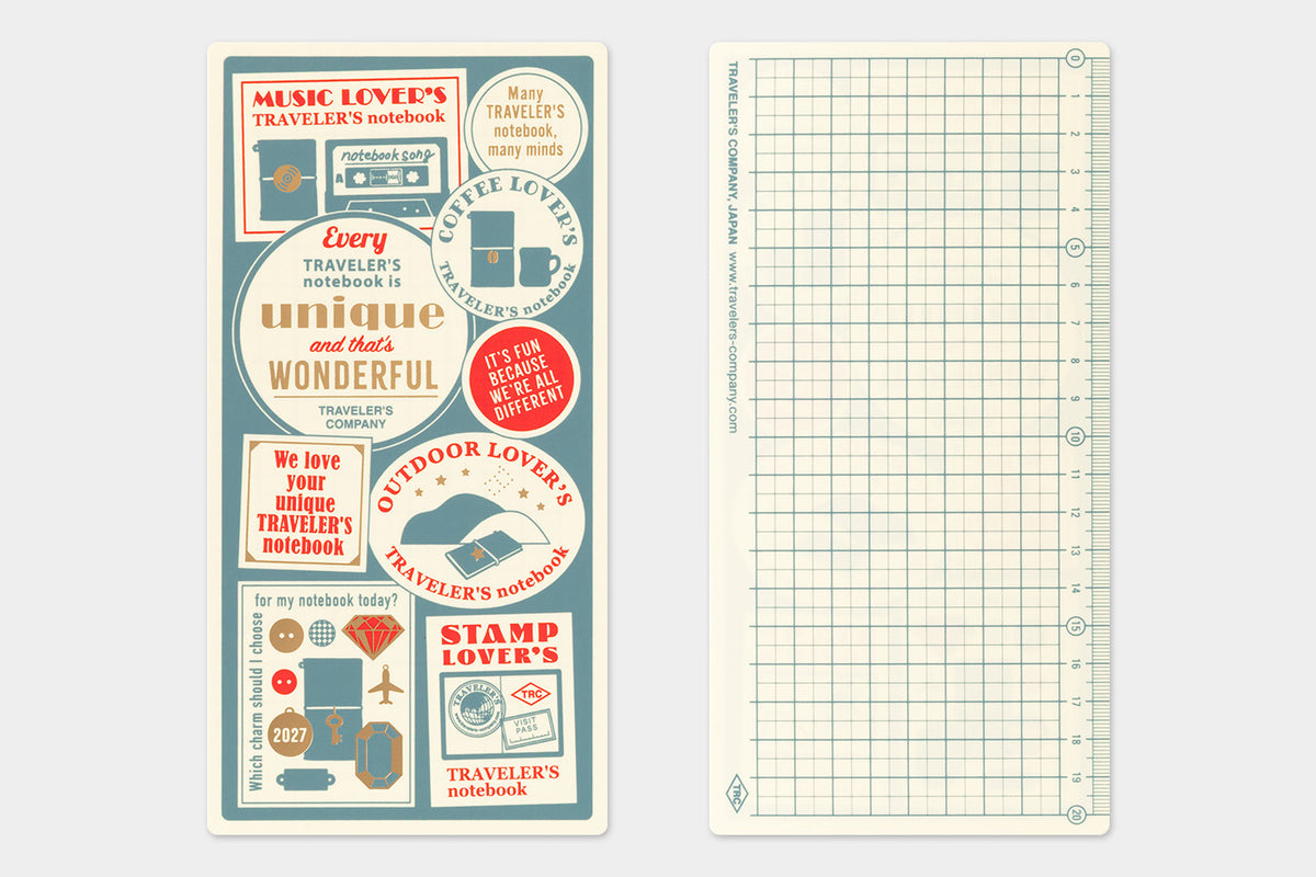 TRAVELER'S notebook - Underlay Plastic Sheet 2027-Agenda-DutchMills