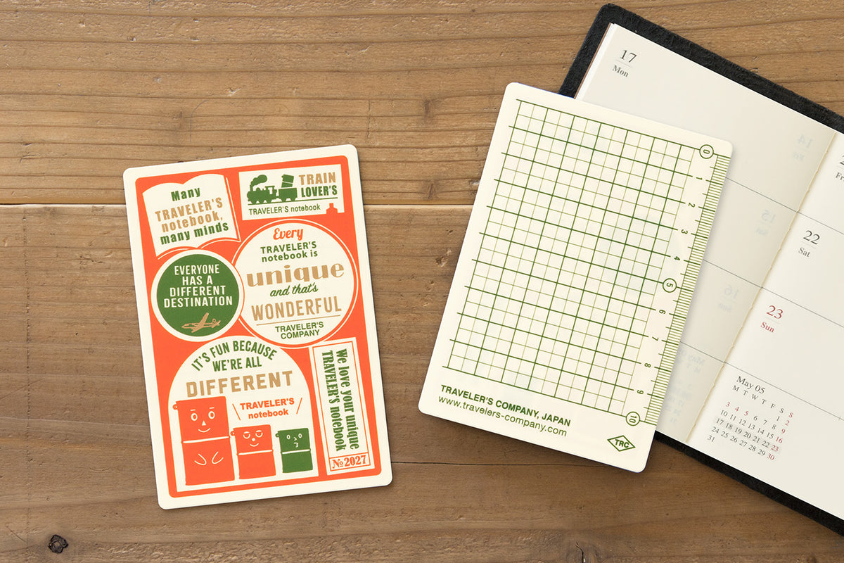 TRAVELER'S notebook - Underlay Plastic Sheet (Passport size) 2027-Agenda-DutchMills