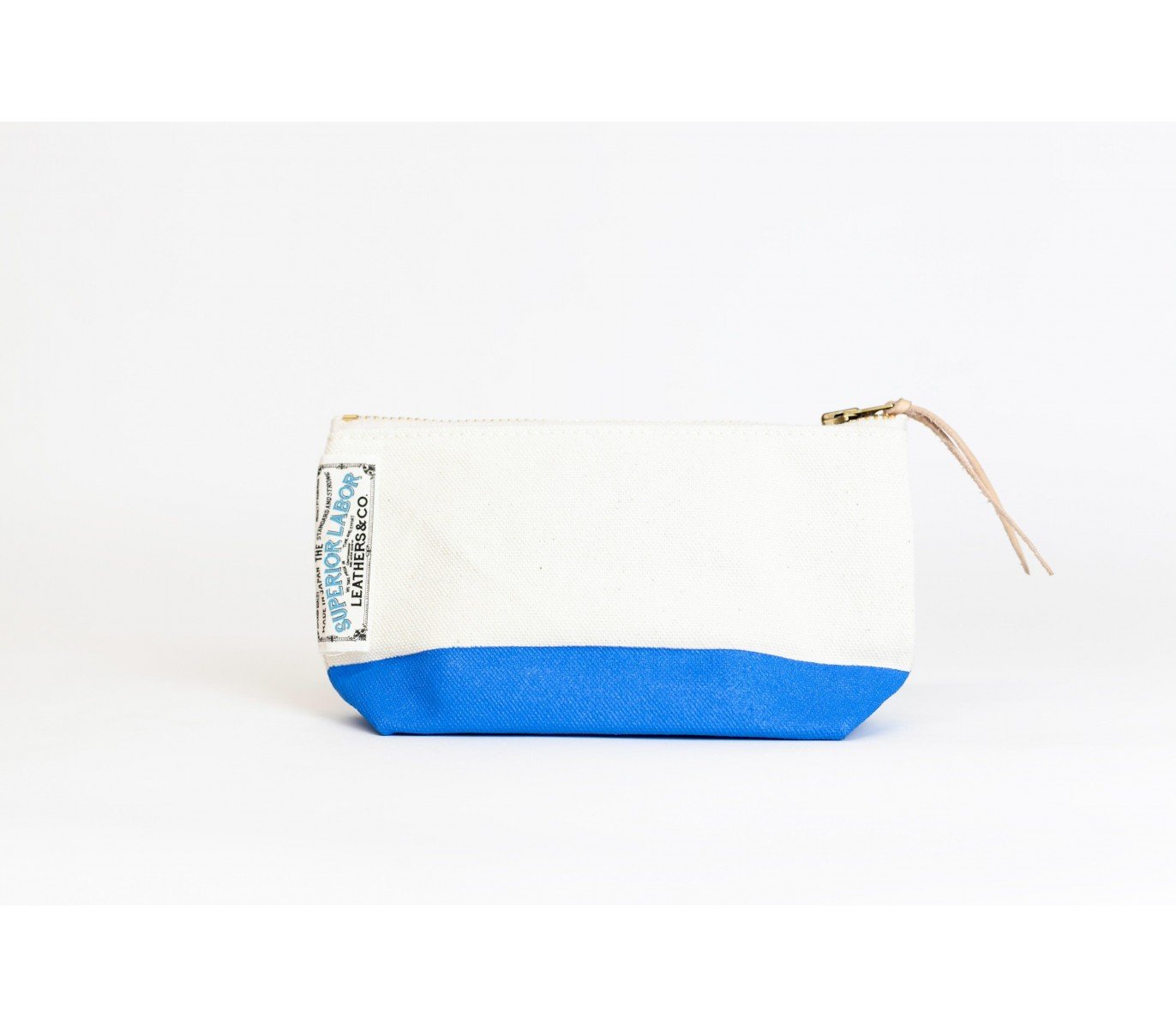 The Superior Labor - Cotton Canvas Pouch #02 - Sky Blue-Etui-DutchMills