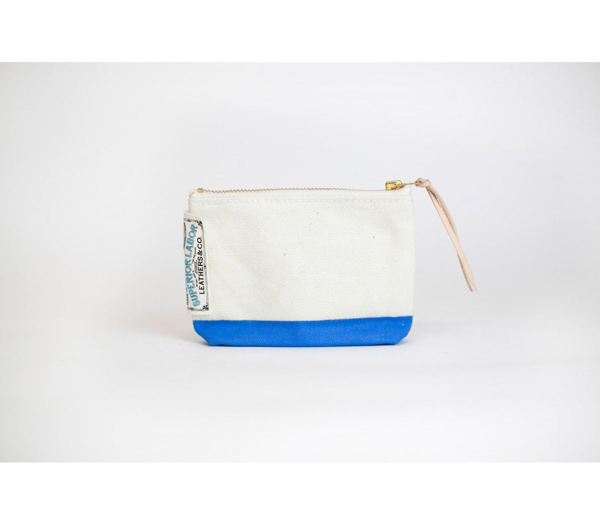 The Superior Labor - Cotton Canvas Pouch #01 - Sky Blue-Etui-DutchMills