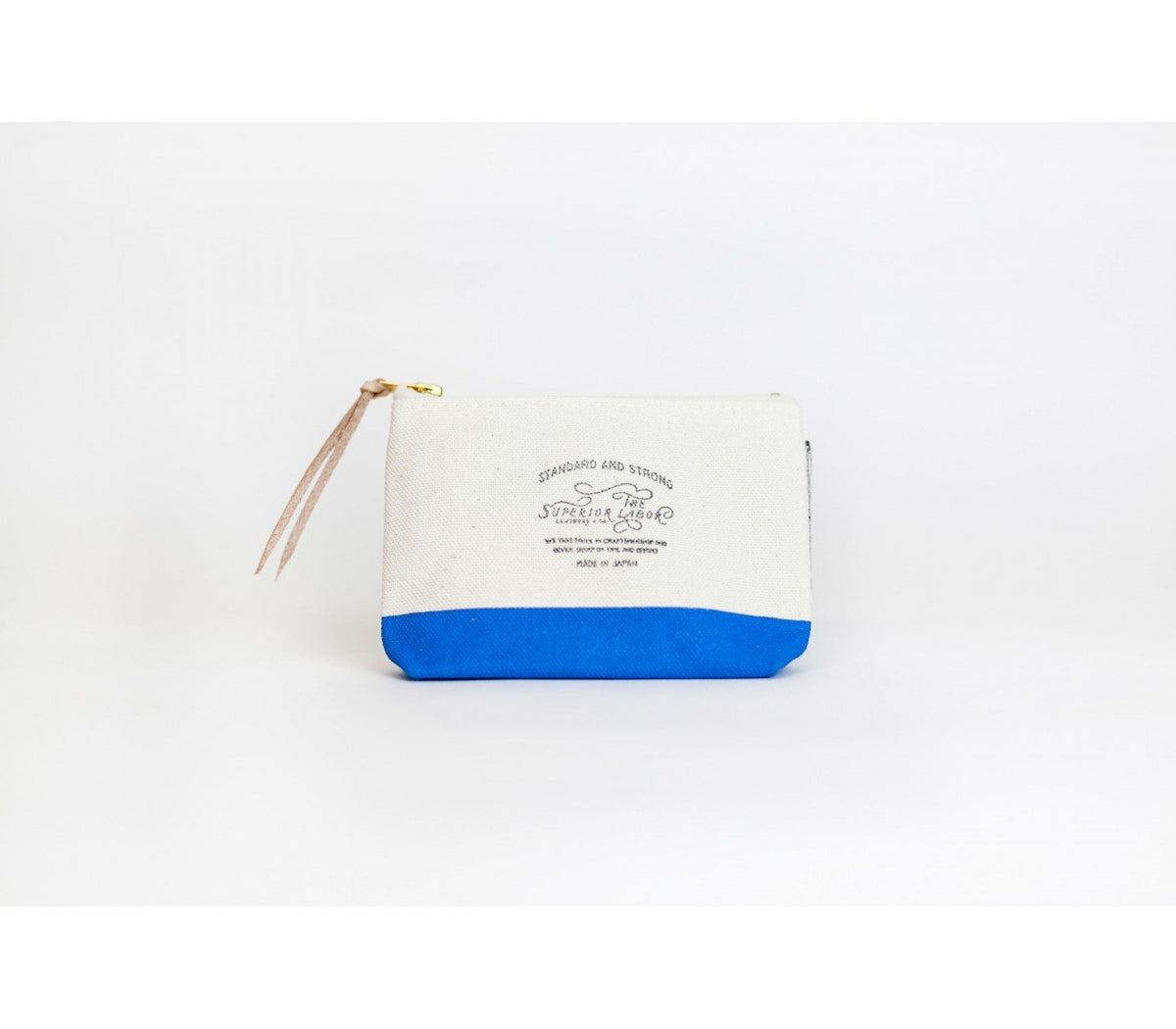 The Superior Labor - Cotton Canvas Pouch #01 - Sky Blue-Etui-DutchMills