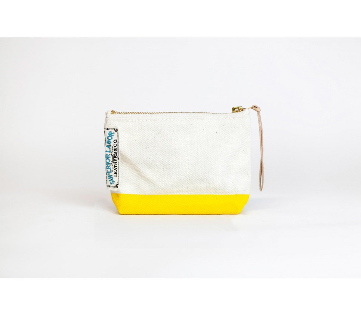 The Superior Labor - Cotton Canvas Pouch #01 - Yellow-Etui-DutchMills