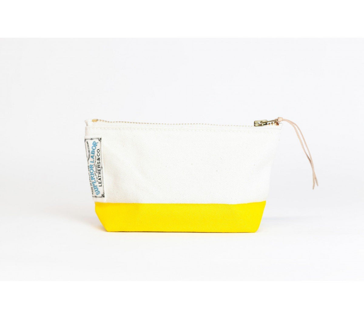 The Superior Labor - Cotton Canvas Pouch #02 - Yellow-Etui-DutchMills