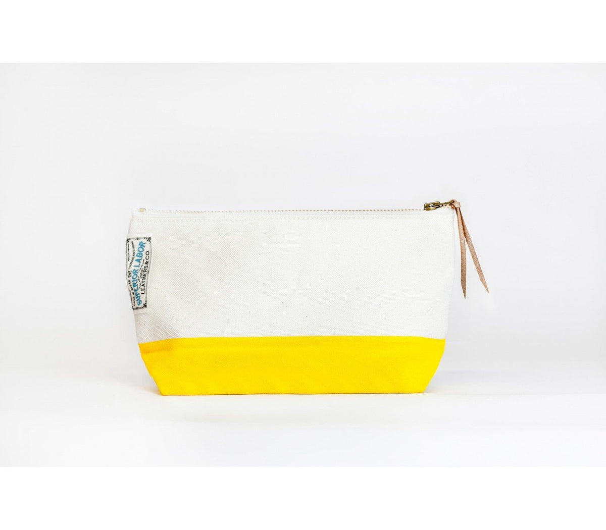 The Superior Labor - Cotton Canvas Pouch #03 - Yellow-Etui-DutchMills