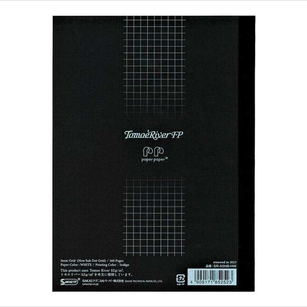 Tomoe River - Notebook softcover 5mm Grid / A5 / White / 52 g/m2-Notitieboek-DutchMills