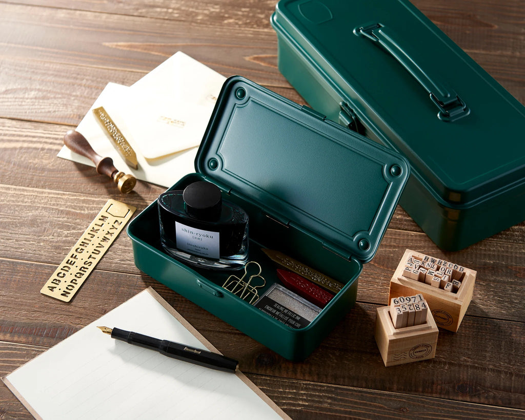Toyo Steel - Pen Box - T 190 - Antique Green-Opbergen-DutchMills