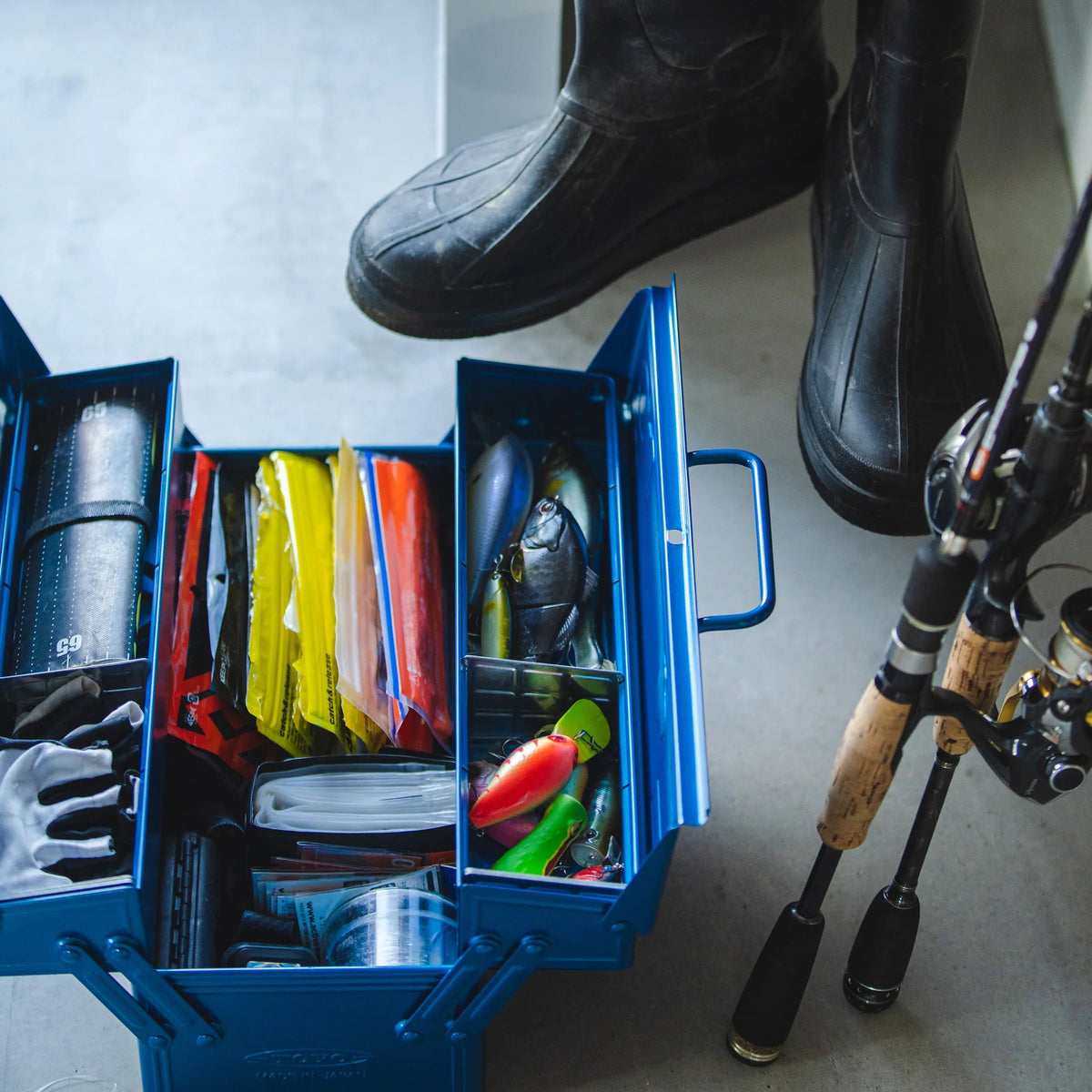 Toyo Steel - Tool Box - ST 350 - Blue-Opbergen-DutchMills