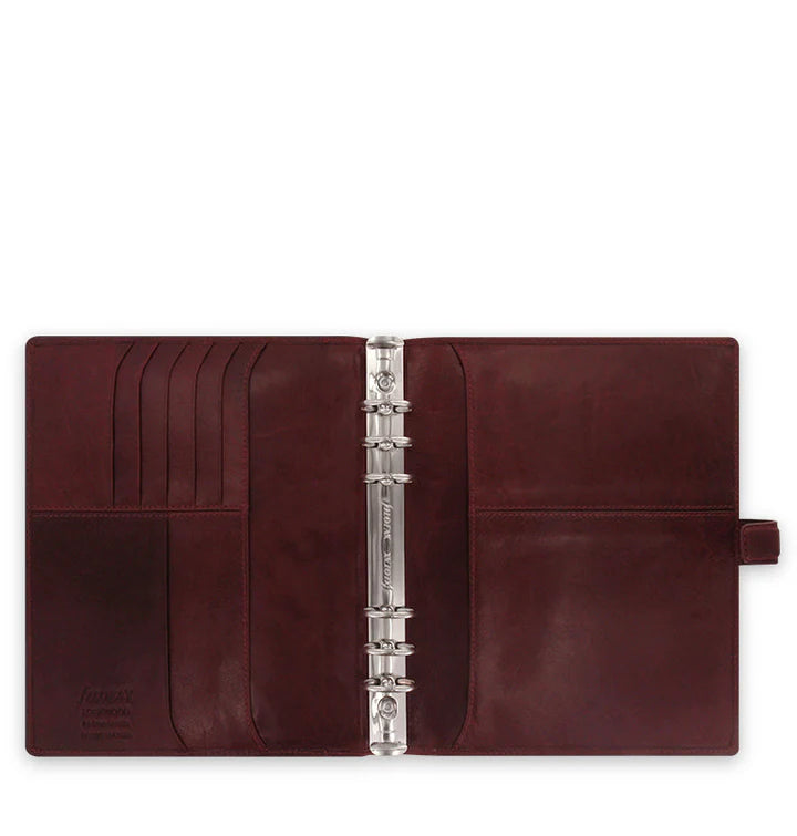 Filofax - A5 Leather Organiser - Lockwood - Garnet