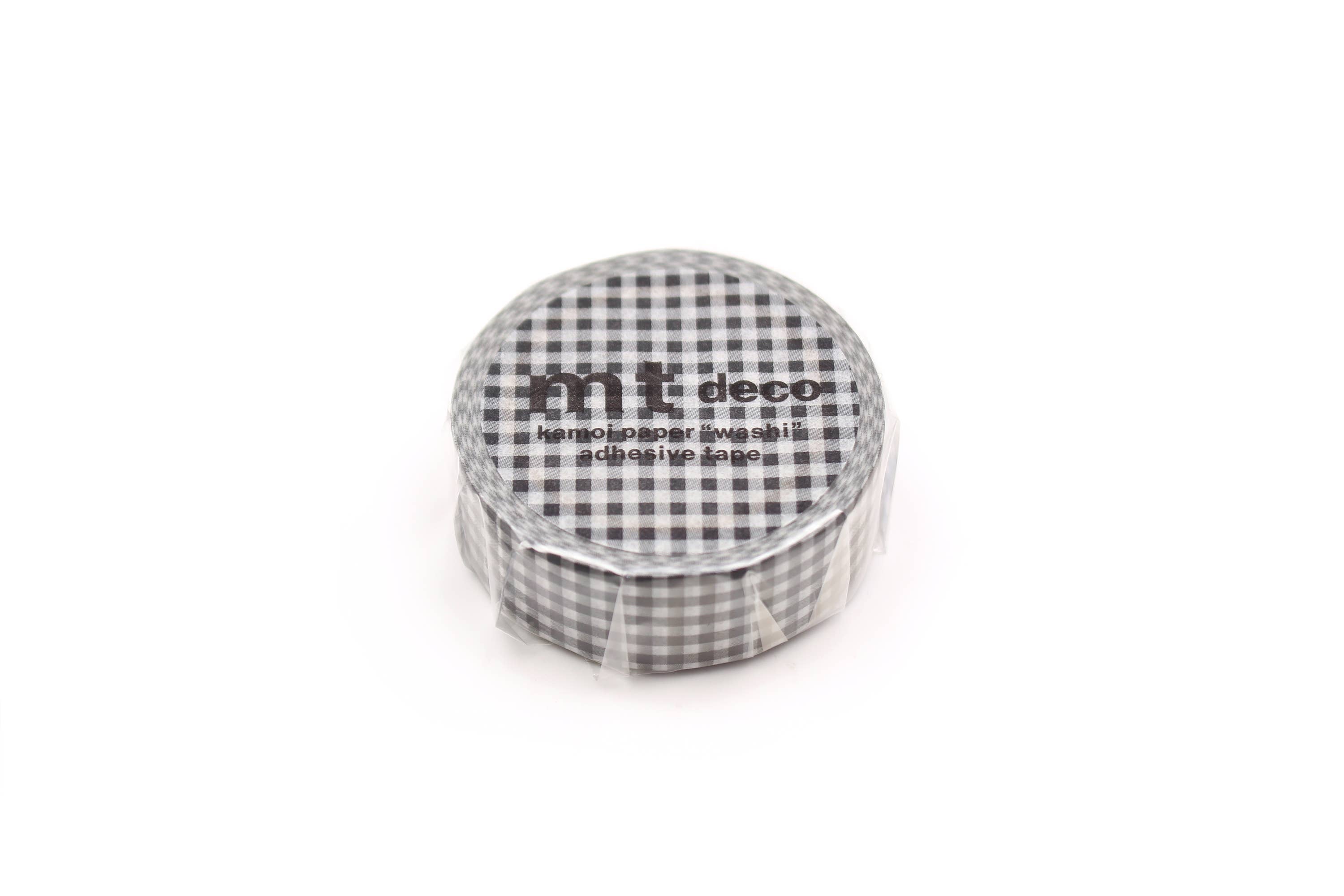 Washi Tape - black checkered / mt basic MT01D547Z-DutchMills