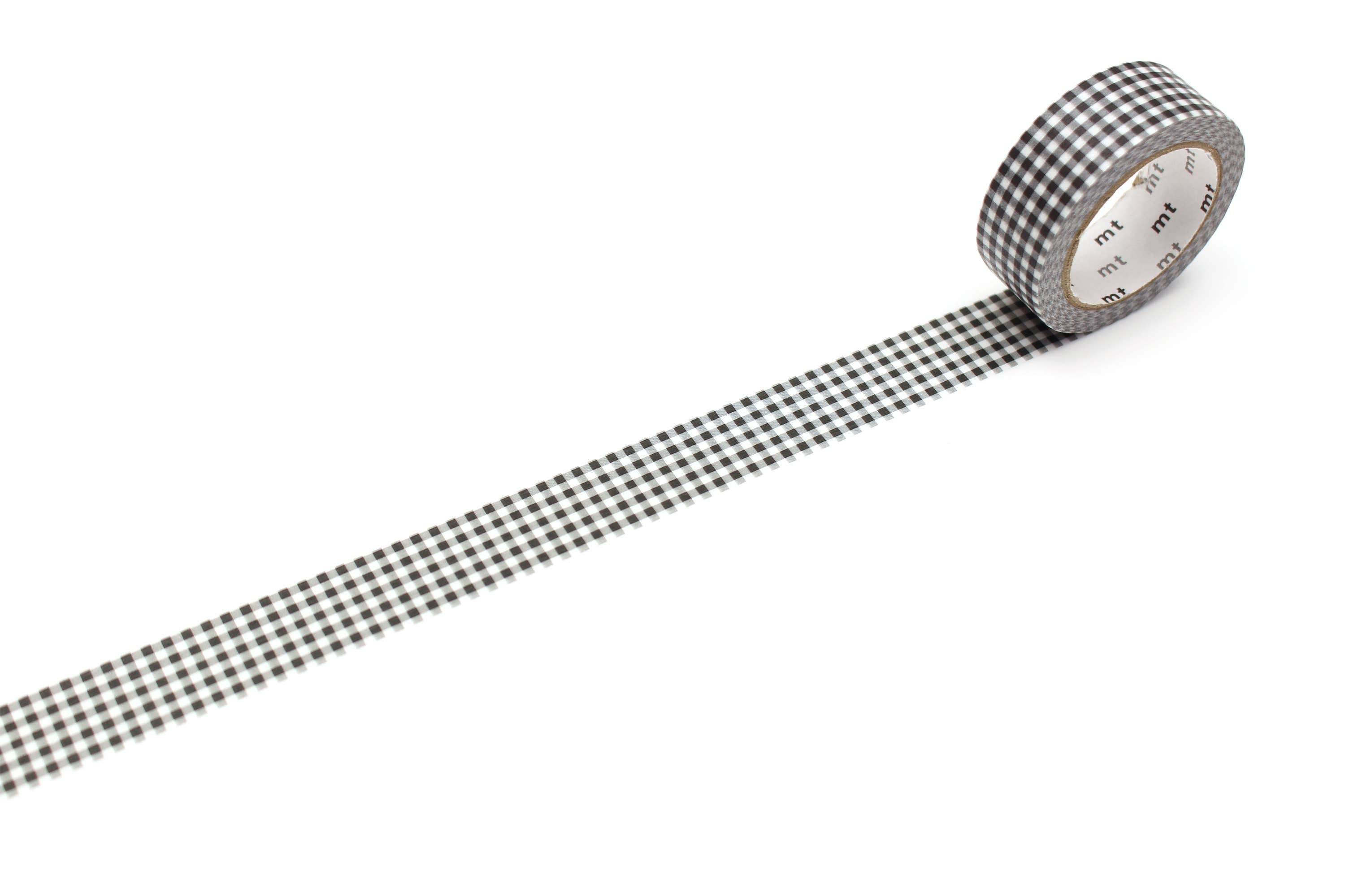 Washi Tape - black checkered / mt basic MT01D547Z-DutchMills