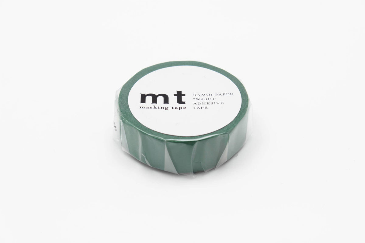 Washi Tape - dark green peacock / mt basic MT01P204RZ-DutchMills