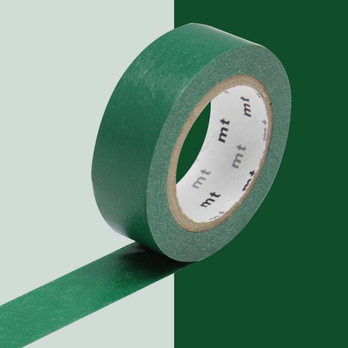 Washi Tape - dark green peacock / mt basic MT01P204RZ-DutchMills