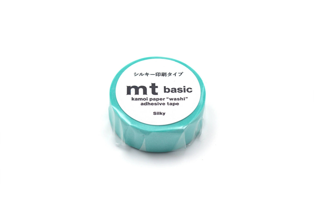 Washi Tape - green soft shiny / mt basic MT1P587EZ-DutchMills