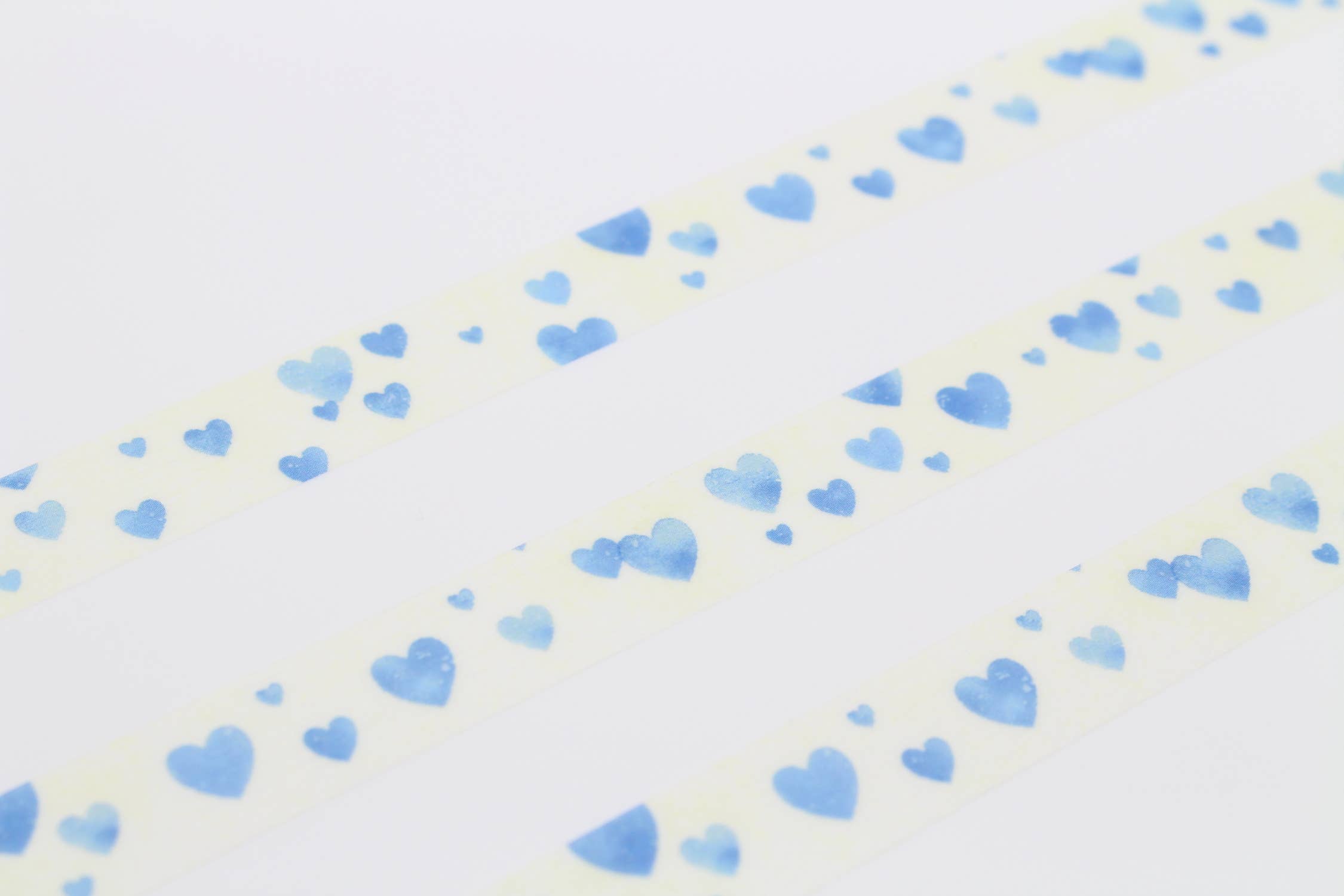 Washi Tape heart stamp blue mt basic MT01D332RZ-DutchMills