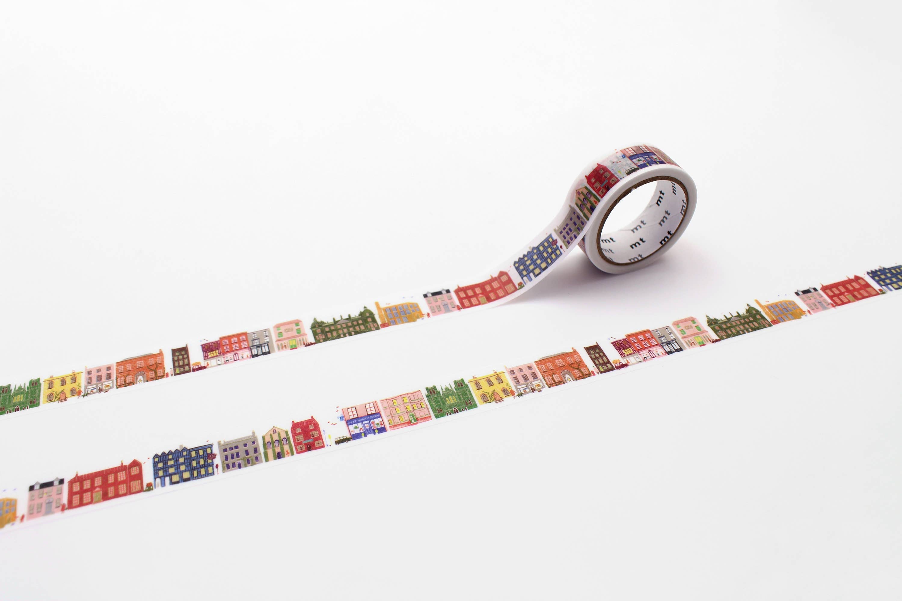 Washi Tape - Houses by Polly Fern / mt Artist MTPOLL02EZ-DutchMills