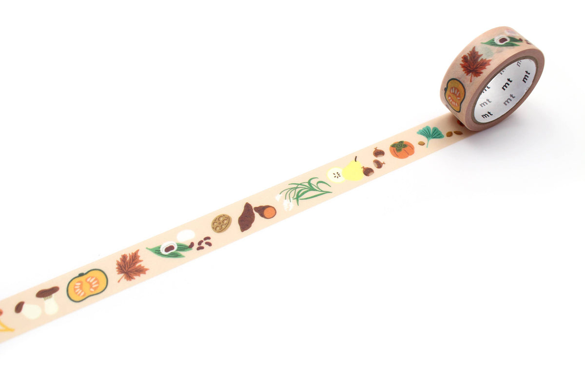 Washi Tape - Léa Maupetit / Autumn Fruit MTLEAM06EZ-DutchMills