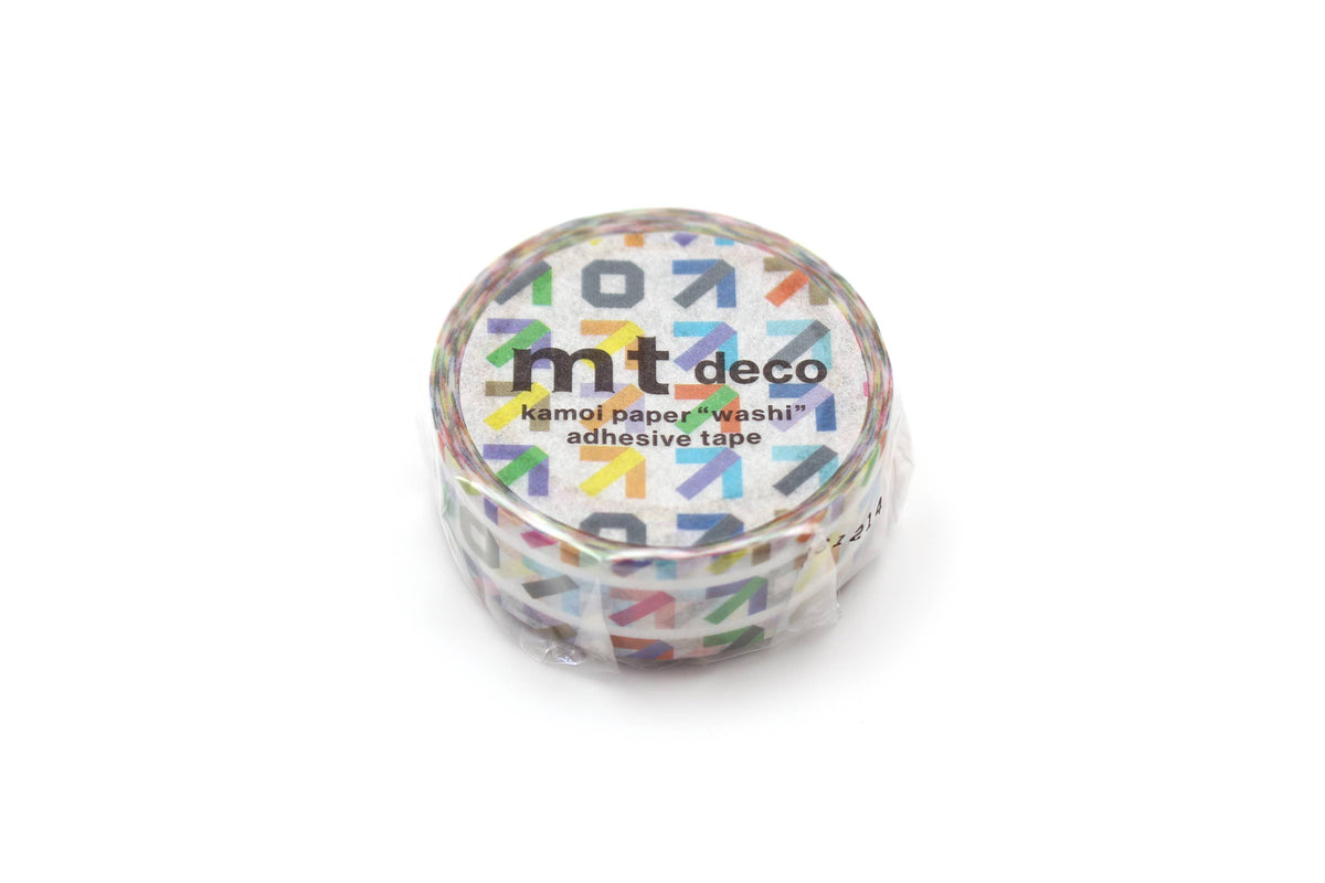 Washi tape with multicolored arrows / mt basic MT1D568EZ-DutchMills
