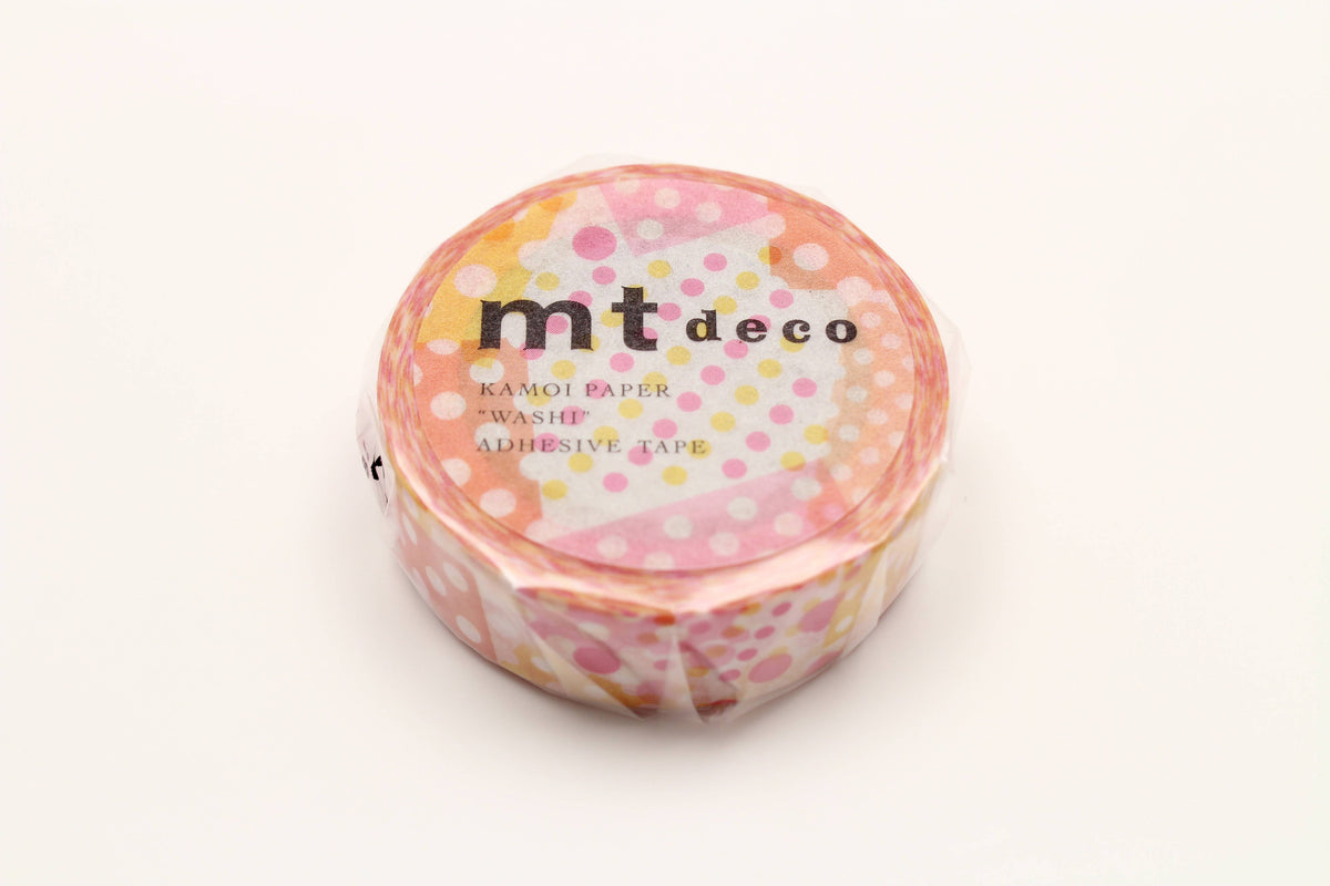 Washi Tape - negapoji dot pink / mt basic MT01D422RZ-DutchMills