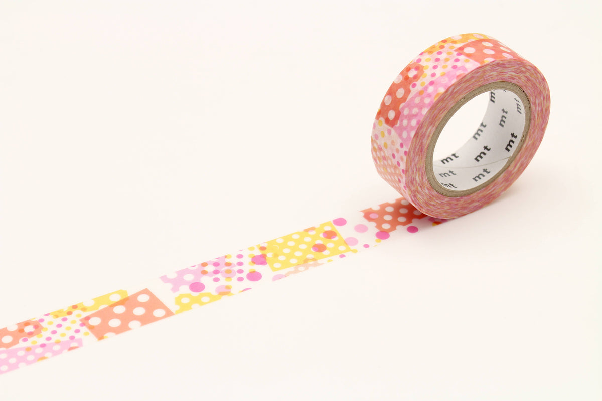Washi Tape - negapoji dot pink / mt basic MT01D422RZ-DutchMills