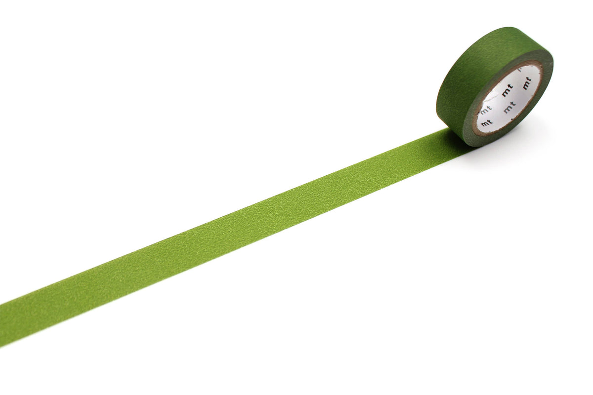 Washi Tape - olive green matte / MT01P527Z-DutchMills