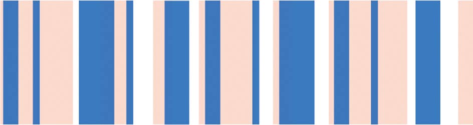 Washi Tape - overlapping stripes / mt basic MT01D543Z-DutchMills