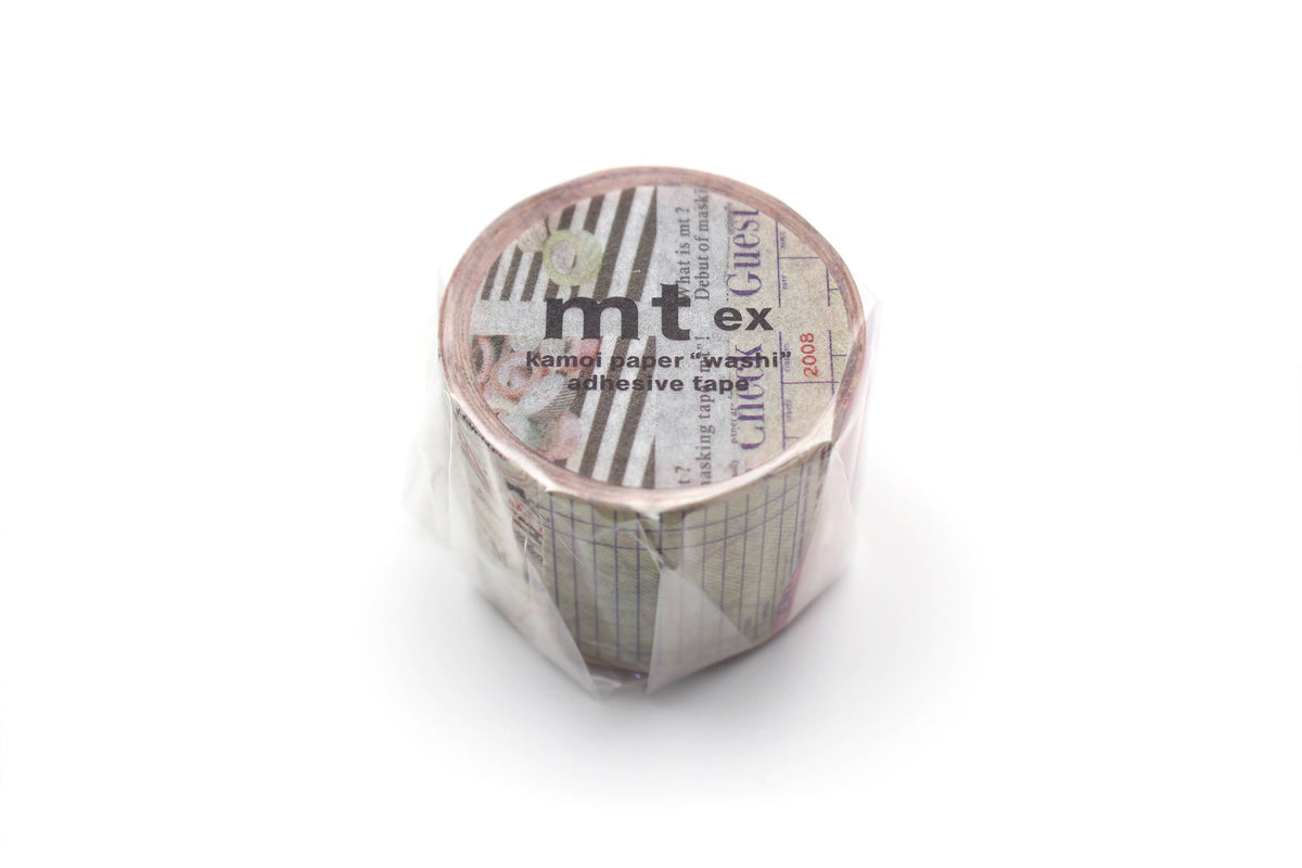 Washi Tape - Retro Collage with Map / MTEX252EZ-DutchMills