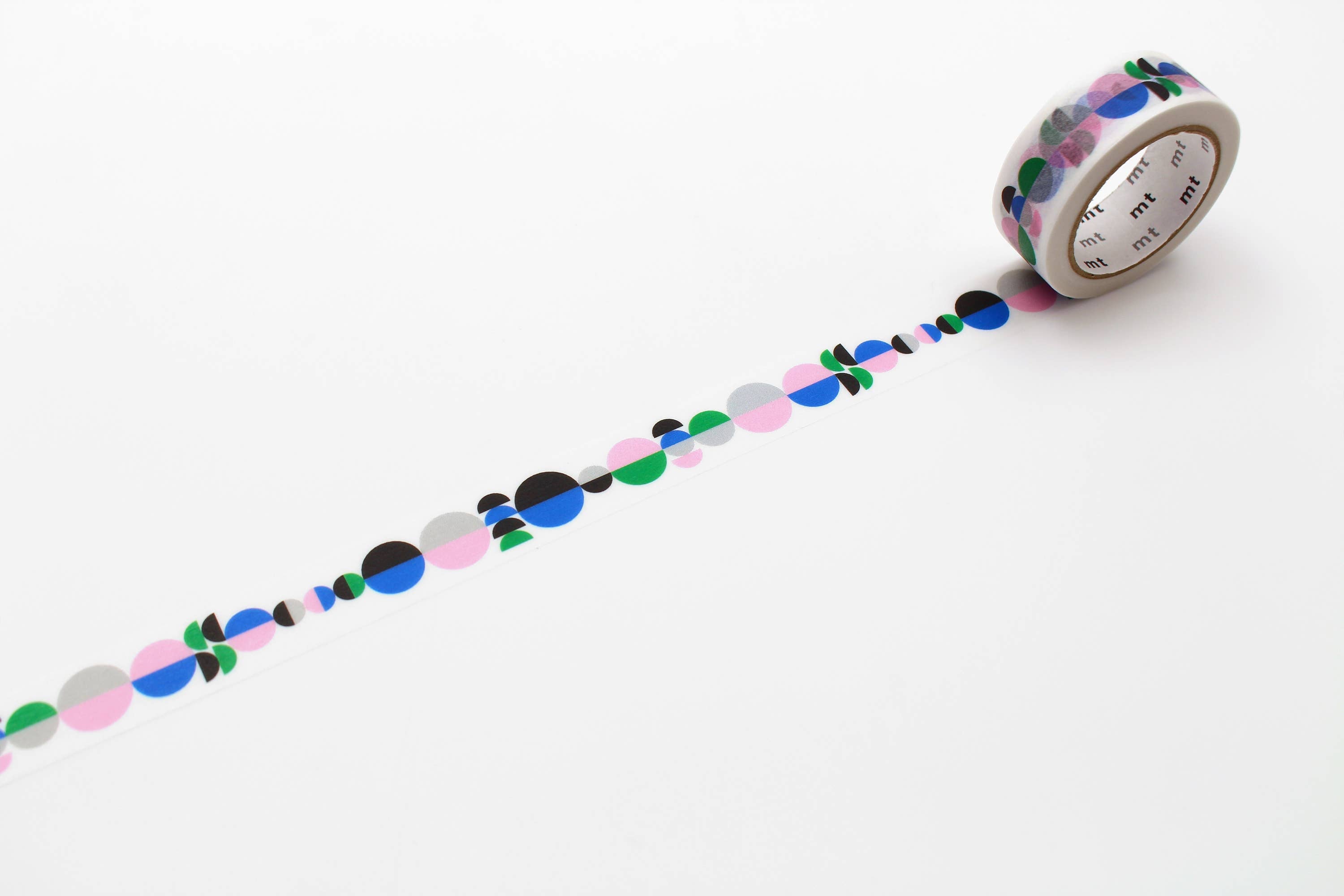 Washi tape with semicircle pattern / mt basic MT1D569EZ-DutchMills