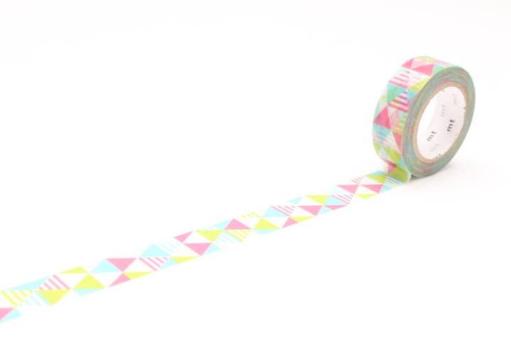 Washi Tape - shimasankaku pink mt basic MT01D289RZ-DutchMills
