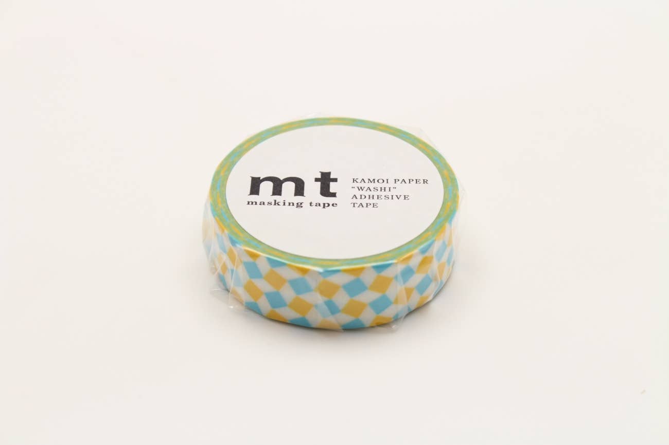 Washi Tape - square yellow mt basic MT01D178RZ-DutchMills