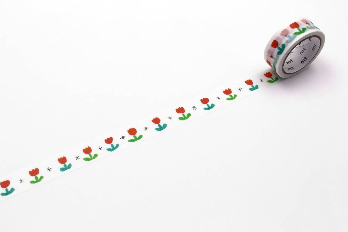 Washi Tape - Tulip by Makoto Matsubayashi / MTMATU02EZ-DutchMills