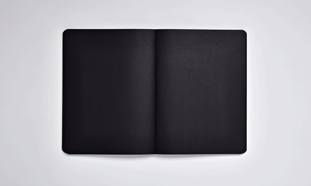 Nuuna notitieboek - Not White L Light - Black