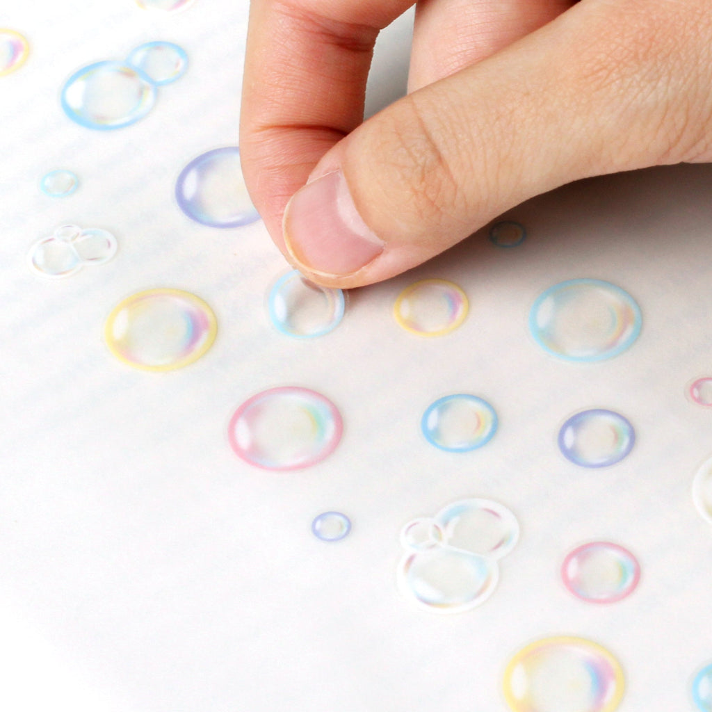 Bubble sticker sales