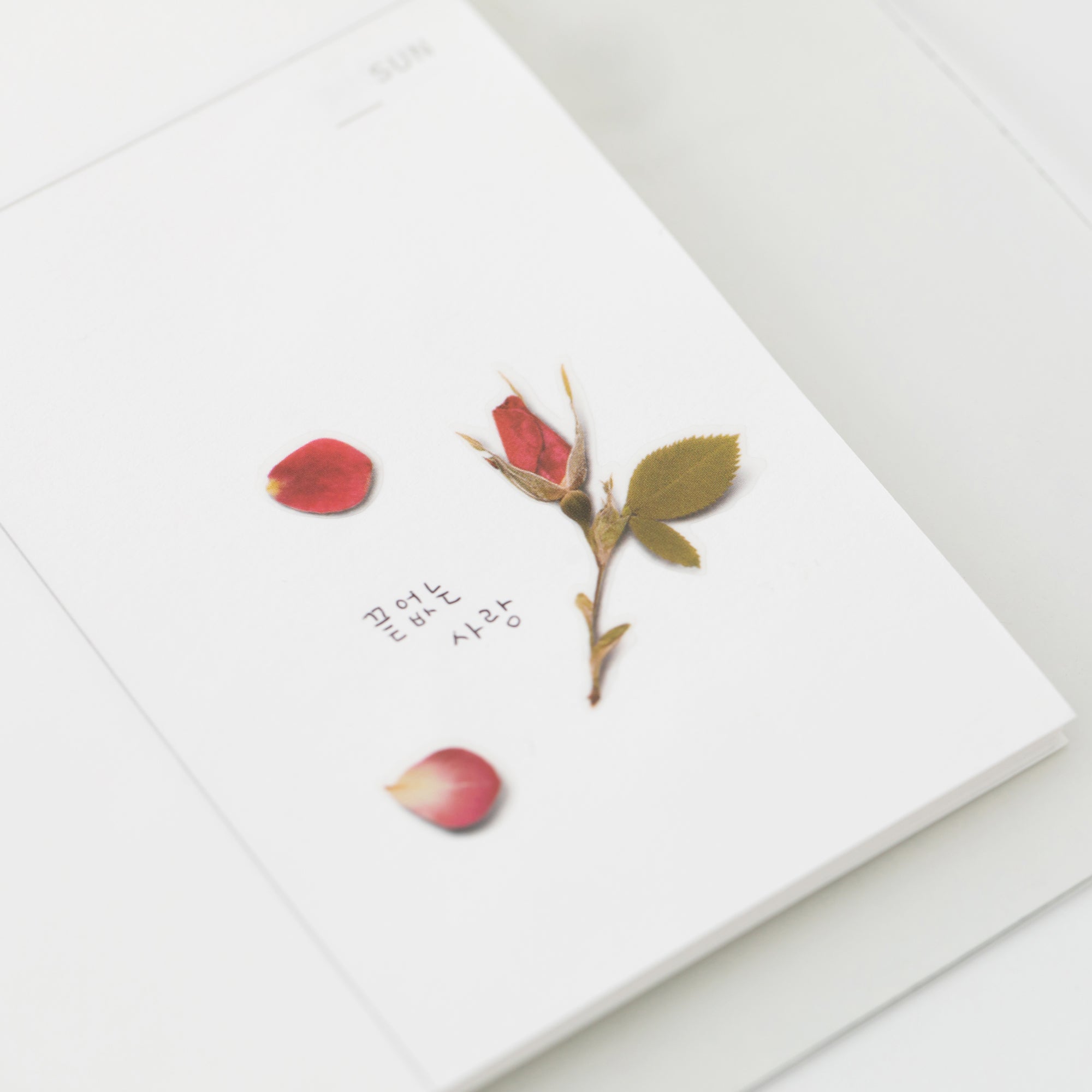Appree - Pressed Flower Sticker - Mini Rose-Sticker-DutchMills