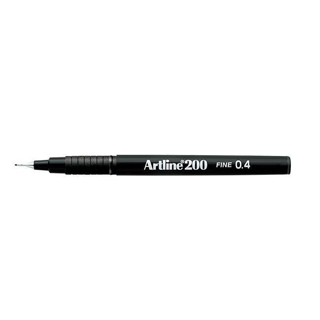 Artline 200 - Fineliner 0.4mm Black-Stift-DutchMills
