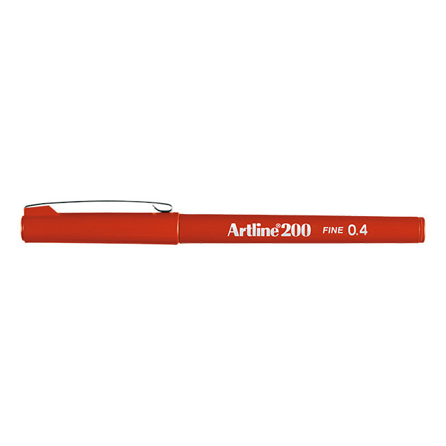 Artline 200 - Fineliner 0.4mm Dark Red-Stift-DutchMills