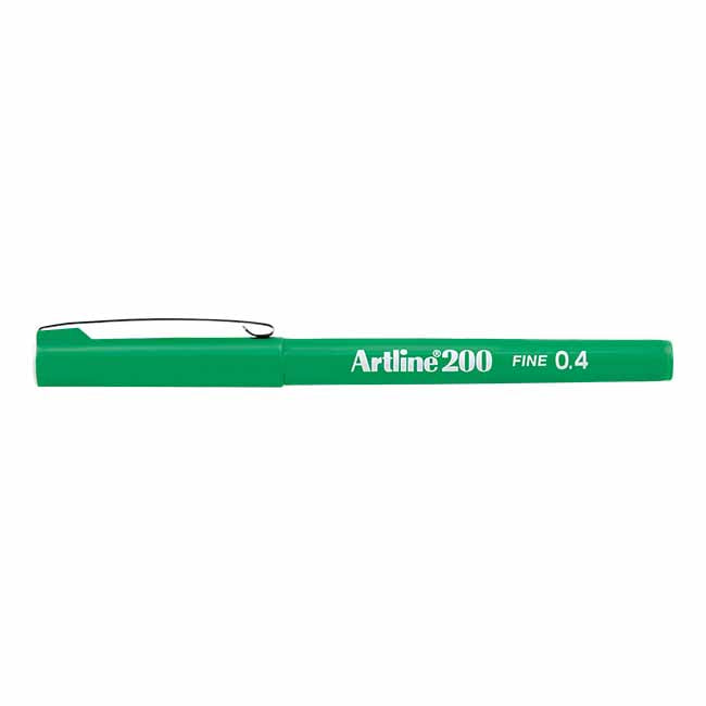 Artline 200 - Fineliner 0.4mm Green-Stift-DutchMills