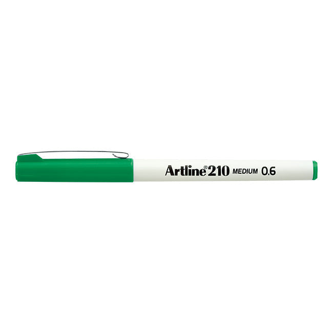 Artline 210 - Fineliner 0.6mm Green-Stift-DutchMills