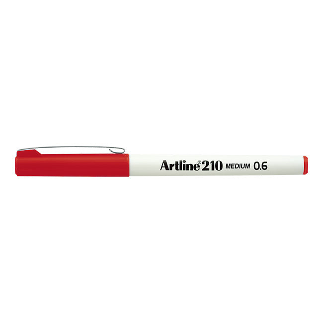 Artline 210 - Fineliner 0.6mm Red-Stift-DutchMills