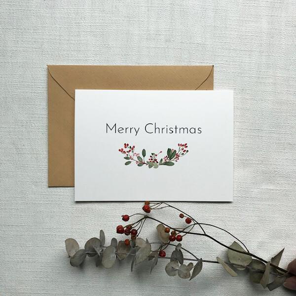 Caroline Vieira - Merry Christmas wenskaart-Kaart-DutchMills