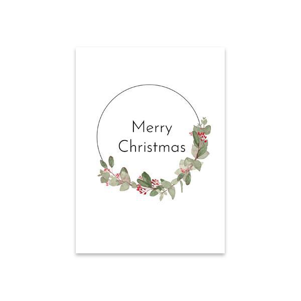 Caroline Vieira - Welcome Eucalyptus Christmas-Kaart-DutchMills