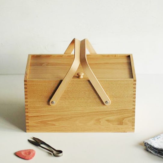Classiky - Chestnut sewing box-Opbergen-DutchMills